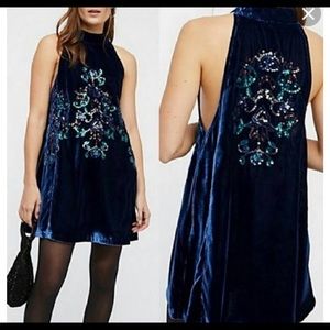 free people velvet dress